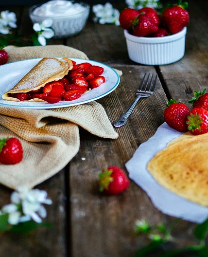 strawberry crepes — the farmer's daughter | let's bake something