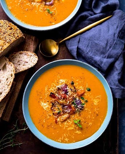 Mixed Roast Veggie Soup