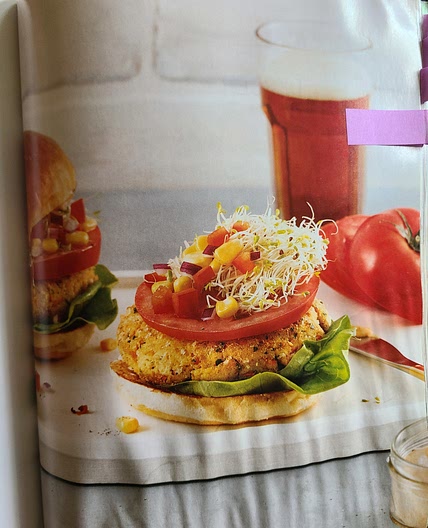 Burger de tofu croustillant