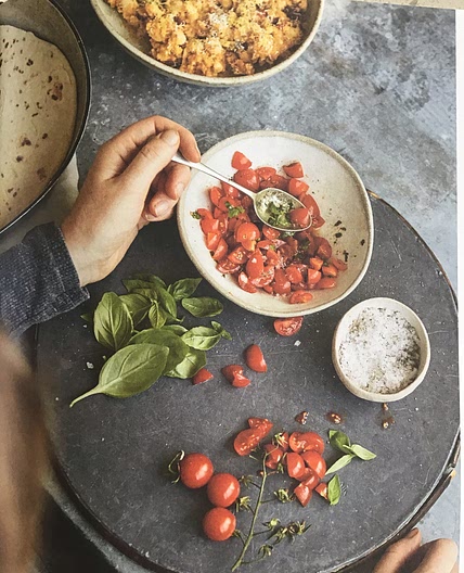 Quick Squash Piadinas