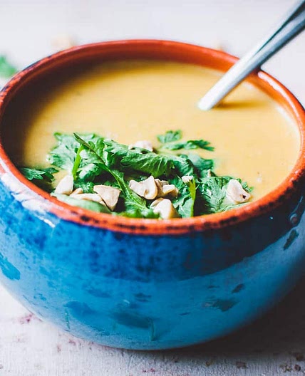 Cashew Carrot Ginger Soup (Vegan)