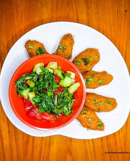 Red lentil patties: packed with iron and perfect for summer