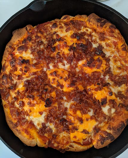Bacon & Pimento Cheese Pizza