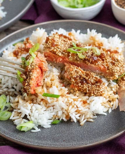 Sesame-Crusted Salmon