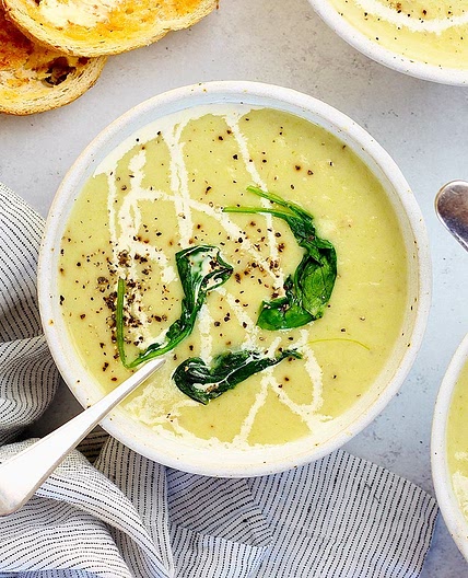 Leek & potato soup