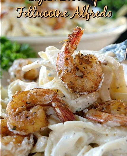 Cajun Shrimp Fettuccine Alfredo