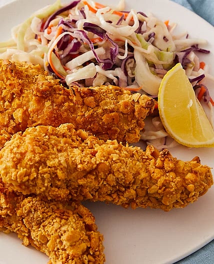Crispy Baked Cheddar Cracker Fish Fingers