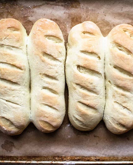 Homemade Bread Machine Hoagie Rolls