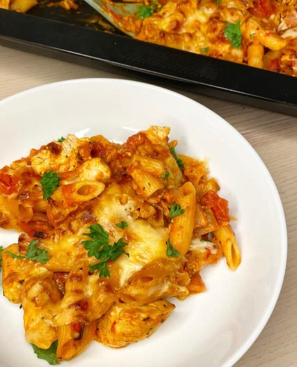 Chicken & Bacon Pasta Bake