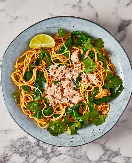 G - 600 Calories or Under - Chilli Crab Noodles