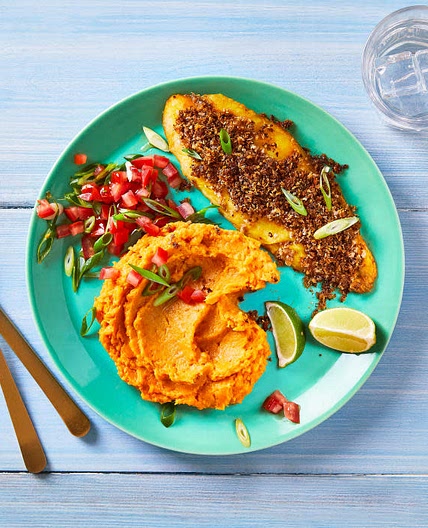 G - 600 Calories or Under - Caribbean-Style Smoky Basa With Sweet Potato Mash
