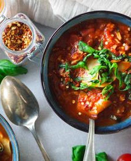 One-Pot Lasagna Soup