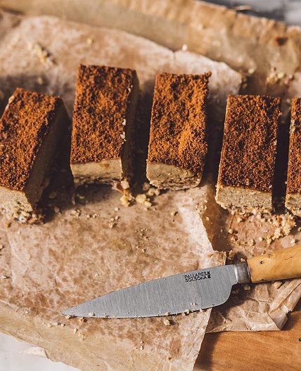 Ginger slice from Megan May’s The Unbakery: Raw Organic Goodness book