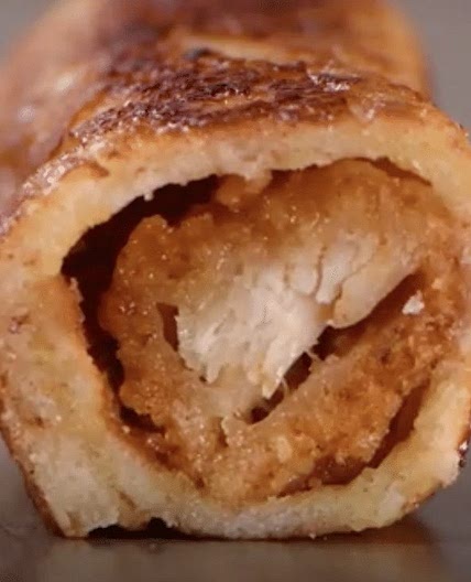 Chicken And Waffle Roll-Ups