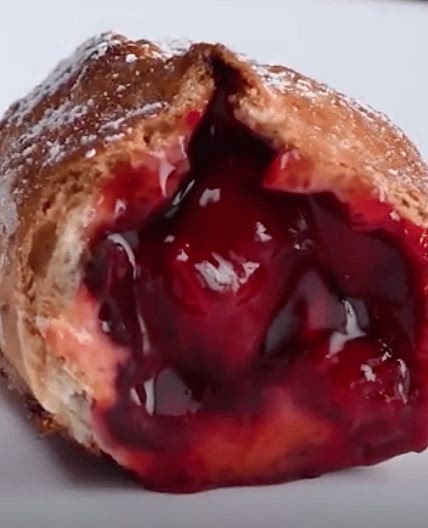 Cherry Piroshki (Russian Pastry Buns)