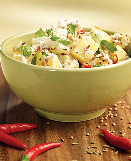 Salade de pommes de terre à l’indienne