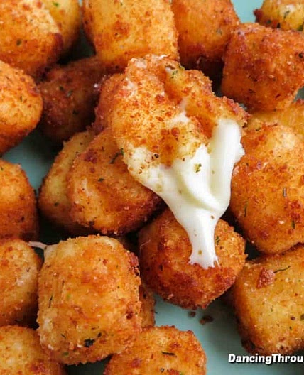 Easy Fried Cheese Bites