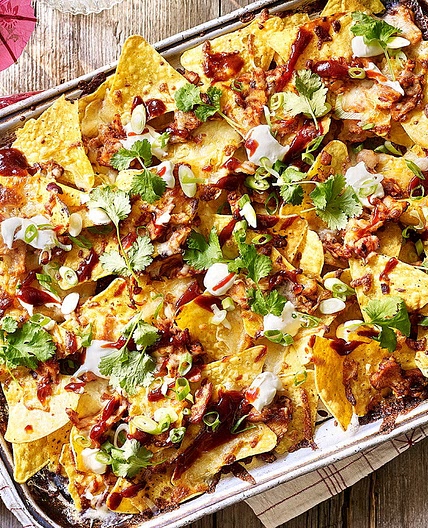 BBQ Chicken Nachos
