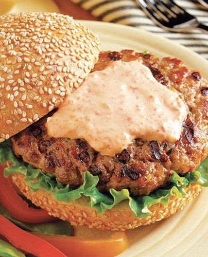 Spicy Asian Pork Burgers