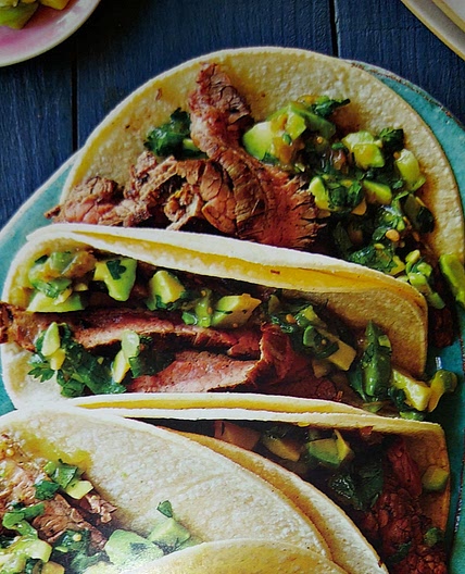 Grilled Steak and Avocado Tacos
