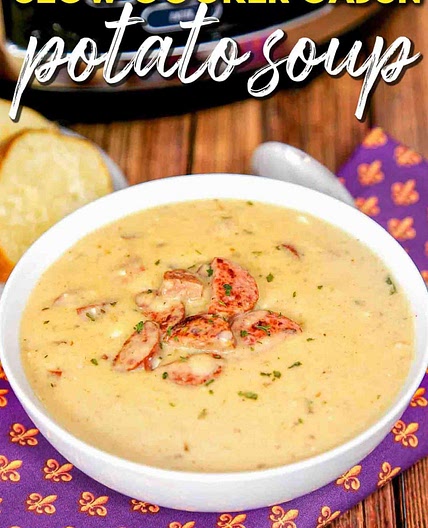 Slow Cooker Cajun Potato Soup