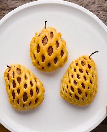 Pear & Brie Lattice Pastries