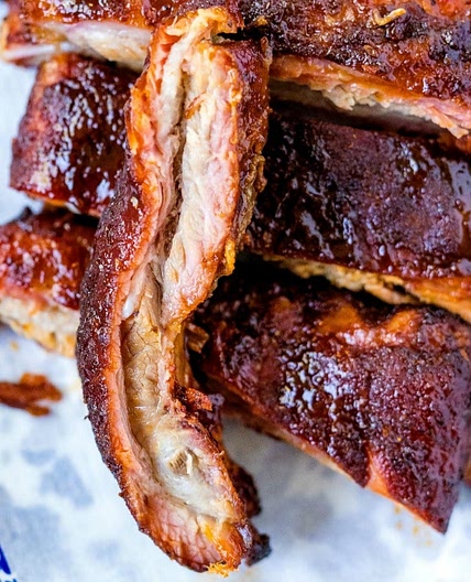 Fall Off The Bone Smoked Pork Ribs