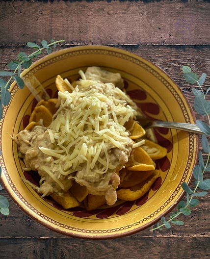 The Creamiest Cheesiest White Chicken Chili