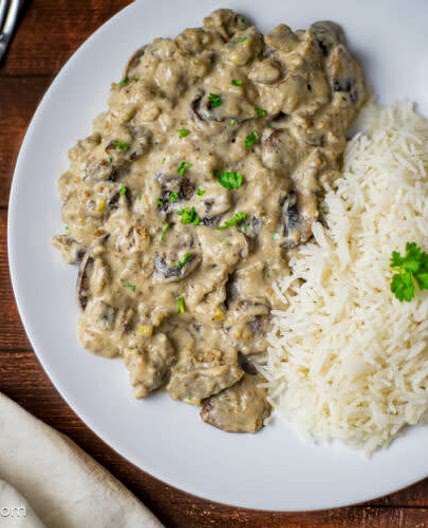 Strogonoff de Seitan