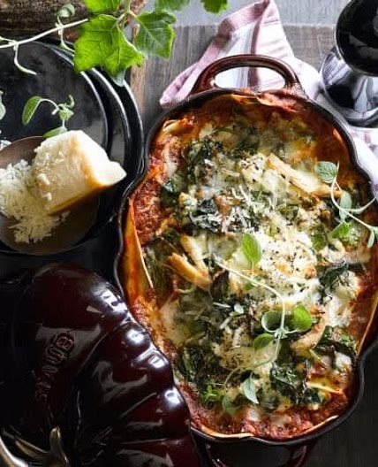 Chicken and Spinach Lasagna