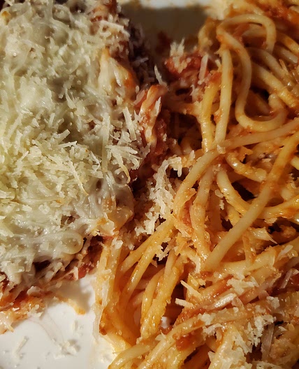 Veal Parmesan & Spaghetti Bake