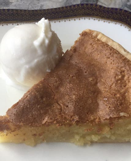Almond Custard Pie