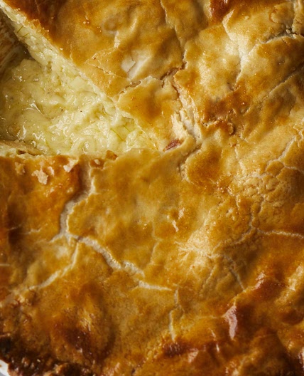 Cheese and onion pie