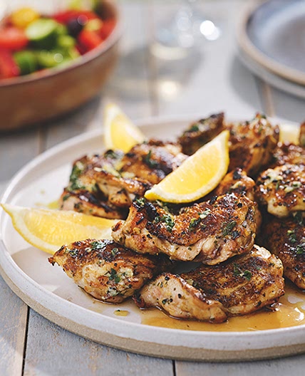 HERBY LEMON CHICKEN THIGHS - TOM KERRIDGE