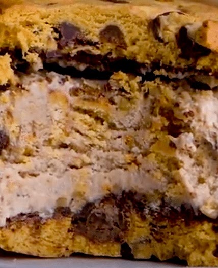 Cookies ‘n Cream Chocolate Chip Ice Cream Sandwich
