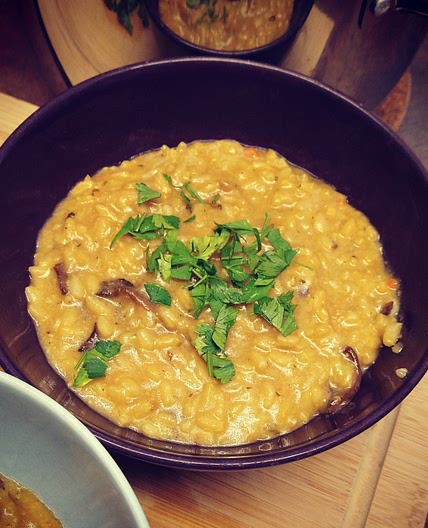 Mushroom risotto
