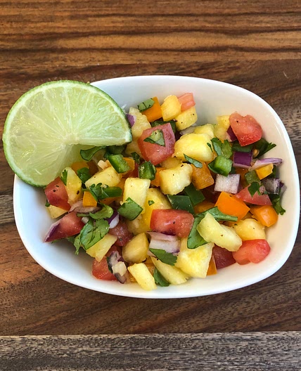 Sweet and Spicy Pineapple Pico