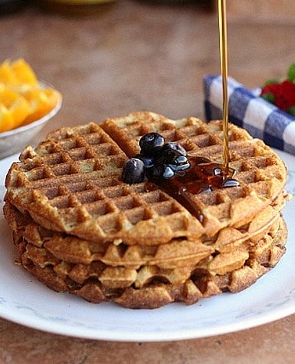 Easy Chickpea Flour Waffles (Gluten-Free)