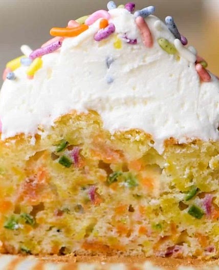 Veggie Fetti Cupcakes