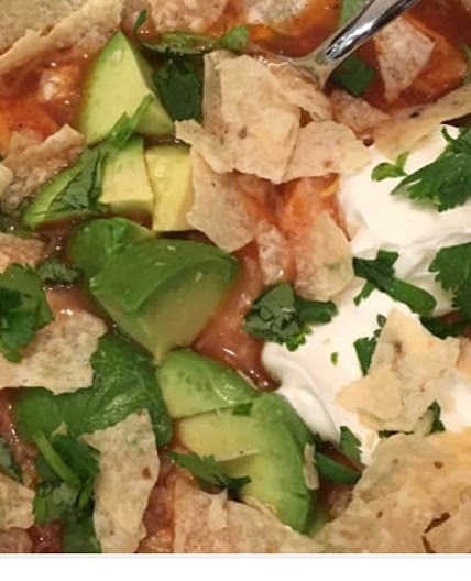 Chicken Tortilla Bean soup