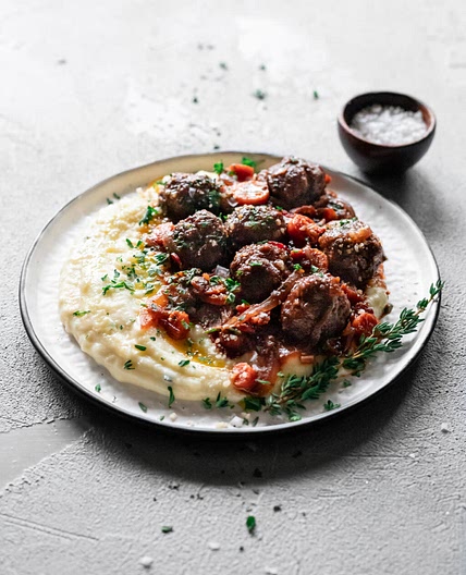 Pot Roast Meatballs and Gravy