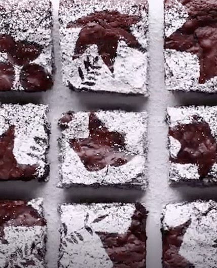 Fallen Leaves Brownies