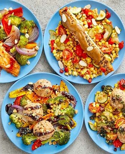 Salmon & Turkey Meatballs Meal Prep Bundle