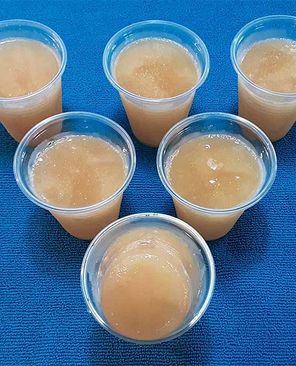 Limber de Guineo y Guayaba ~ Banana and Guava Ice