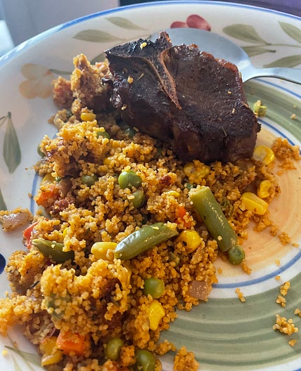 Couscous and Lamb