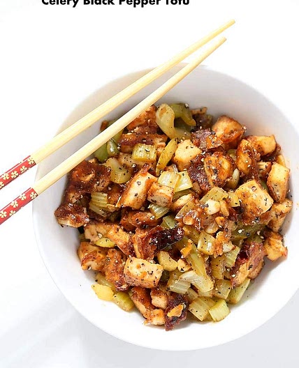 Celery Black Pepper Tofu