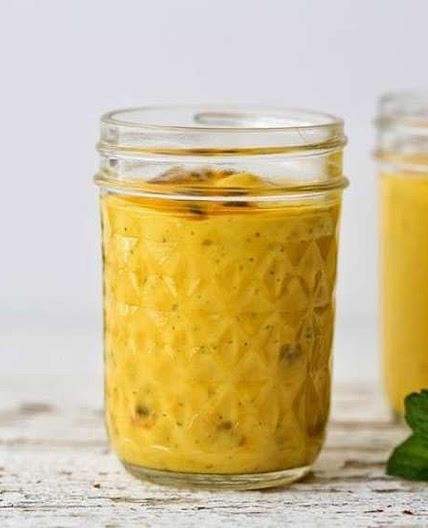 Mango mint lassi