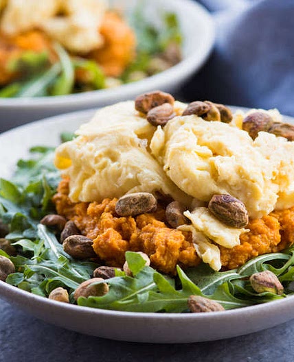 Turmeric sweet potato & egg breakfast bowls