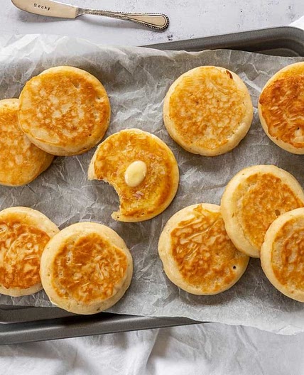 My Gluten Free Crumpets Recipe (vegan/dairy free option + low FODMAP)