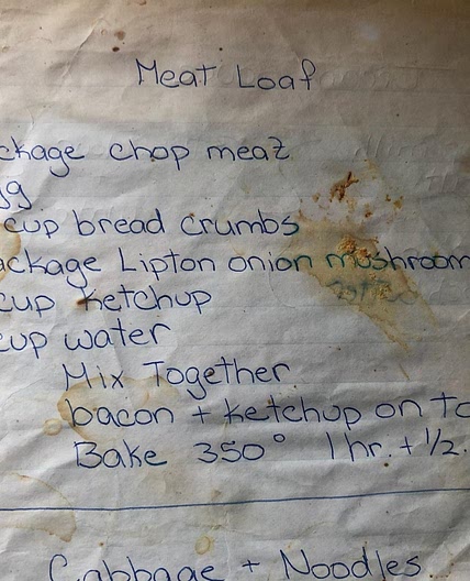Homemade Meatloaf
